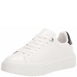 Steve Madden White Sneakers with Black Accent
